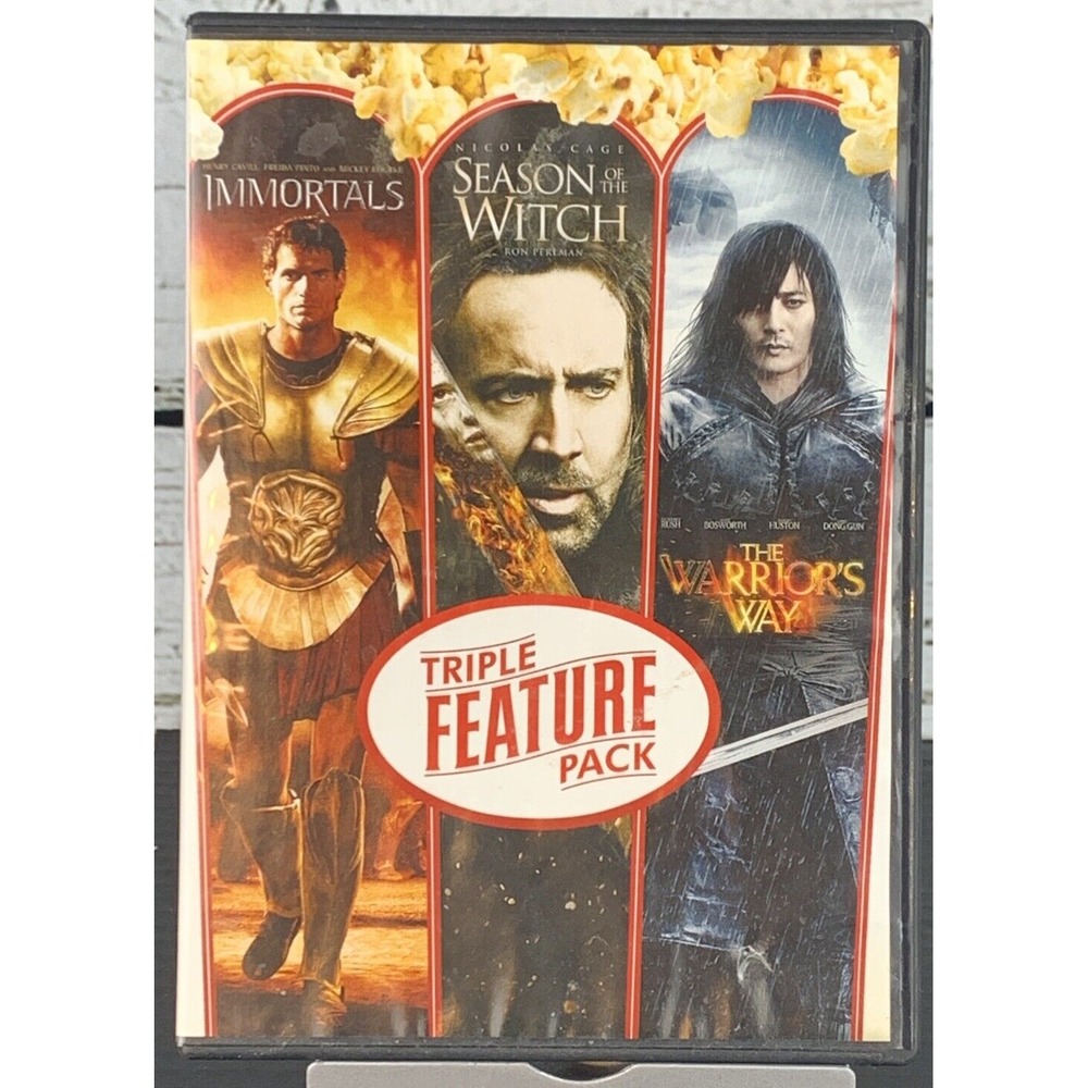 Triple Feature‎ DVD Pack: Immortals, Season of the Witch, Warrior's Way
